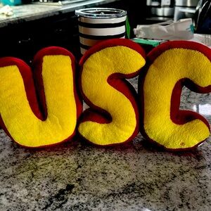 Stuffed USC letters